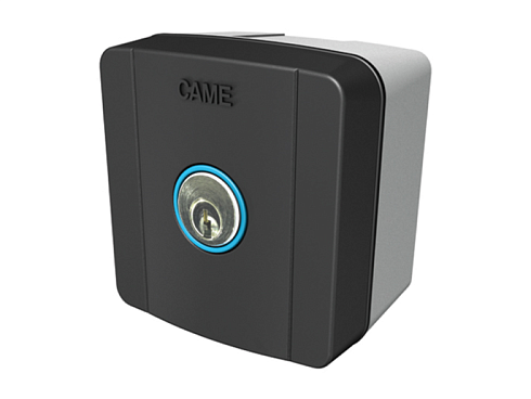 Купить ключ-выключатель накладной CAME SELC1FDG с синей подсветкой с доставкой и установкой в Азове
