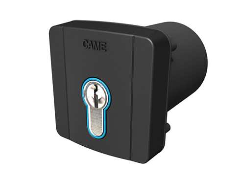 Купить Встраиваемый ключ-выключатель CAME SELD2FDG с цилиндром замка DIN и синей подсветко с доставкой и установкой в Азове