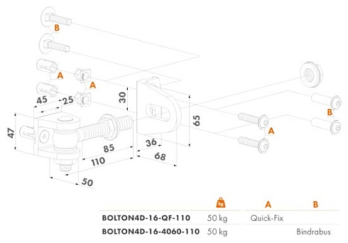 Купить Прикручиваемая петля Locinox (Бельгия) BOLTON4D-16-QF — для калитки и ворот в Азове