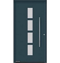 Двери входные алюминиевые  ThermoPlan Hybrid Hormann – Мотив 501 в Азове