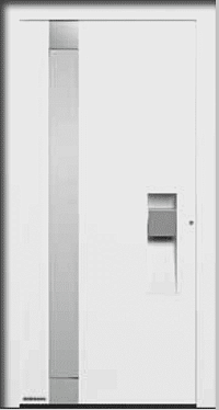 Двери входные алюминиевые ThermoCarbon Hormann - Мотив 306 в Азове