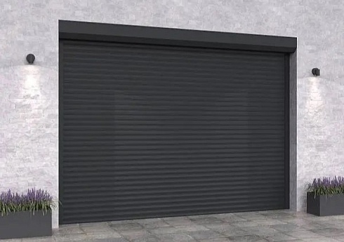 Рулонные ворота для гаража Алютех Trend с алюминиевым профилем PD/77 и высокой защитой от взлома с доставкой в Азове 